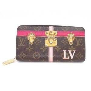 Louis Vuitton Monogram Zippy Wallet Brown Mutlicolor Canvas